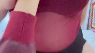 That babe got on top of me to feel her clit in my palpitating vagina