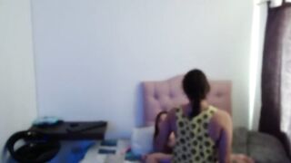 I destroyed my sister-in-law's butt on all fours in the bedroom and that babe rode my ding-dong