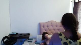 I destroyed my sister-in-law's butt on all fours in the bedroom and that babe rode my ding-dong