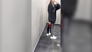 My gym partner and I discovered every other lustful and ended up masturbating in the gym bath.