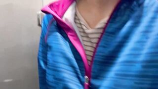 My gym partner and I discovered every other lustful and ended up masturbating in the gym bath.