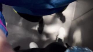 My gym partner and I discovered every other lustful and ended up masturbating in the gym bath.