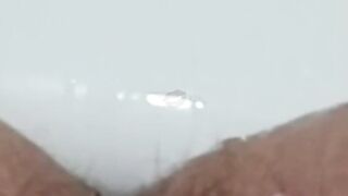 PAWG P1SSQUEEN urinates throughout creamy morning cunt