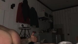 Cumming on my cowgirl's booty