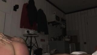 Cumming on my cowgirl's booty