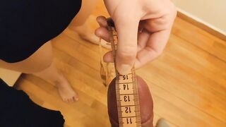 Hotwife Measuring Spouse's Dong