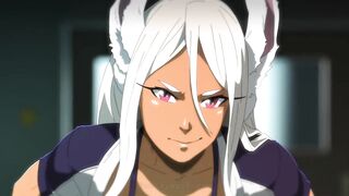 Caught Masturbating in the Changing Room: Mirko’s Messy Suggest to the Cleaner(Neverseen Manga Sex)