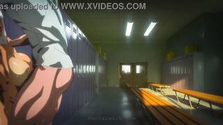 Caught Masturbating in the Changing Room: Mirko’s Messy Suggest to the Cleaner(Neverseen Manga Sex)