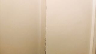 Checking my hotwife's snatch just after this babe had sex with her boss at the office