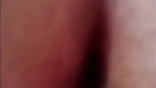 POV Large Climax during Doggy Style due to indeed hard dick and very soaked twat