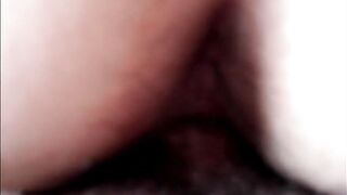 POV Large Climax during Doggy Style due to indeed hard dick and very soaked twat