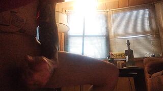 Large ramrod white male