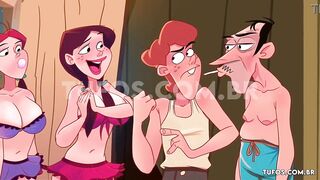 The Giving a kiss Booth from The Hillbillies! Porn animation!