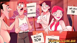 The Giving a kiss Booth from The Hillbillies! Porn animation!