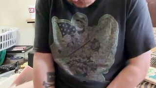 Spun out busting a nut