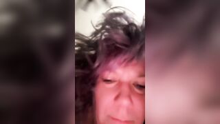 Large sex toy on closet door