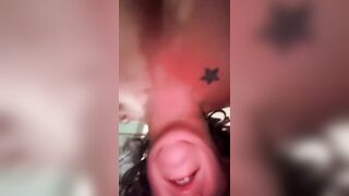 Large sex toy on closet door