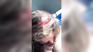 Real Homemade episode of a streetwalker rubbing rod & cum on her face after a lengthy oral