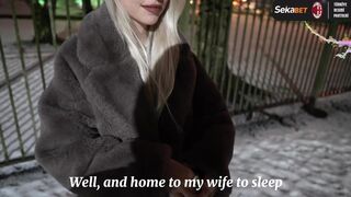 I Met a Real Street Prostitute, banged her in a furry coat and finished on a glamorous face