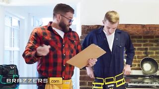 BRAZZERS - Lascivious Maya Rose’s Unexpected Drips Get Stuffed By Xander Corvus' & Danny D's Large Plumber Tools