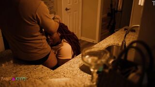 Face Drilled In The Kitchen, Creampied In The Bedroom