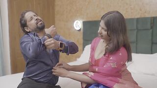 The beauty married her mature son coz of cash