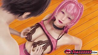 Yuma Pink Hair Comics Animation – Hawt Breast Massage, Cunt Lick Fetish & Standing Dildo Insertion Climax