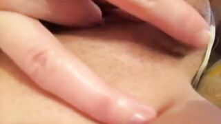 moist vagina sound - masturbation of a very soaked cunt