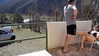 I bang the neighbour whilst the cuckold works on his car