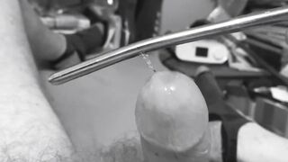 Urethra play and cum