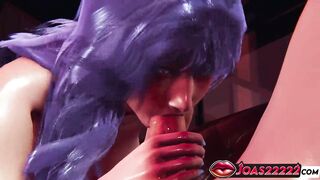 Rule34 Odette CG Comics – Large Boobs Massage, Sofa Titfuck, Sloppy Oral pleasure with Throat Full of Cum In Chick Choose two