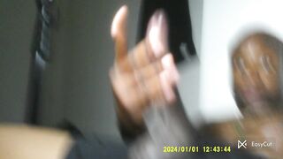 Trying My Recent 4K Camera Wanking My 9" Thick Uncut BBC! What U Think?????????????