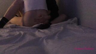 Full lesbo sex ended with climax scissoring fingering twat eating