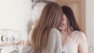 ANGELA WHITE - Ardent Lesbo Sex with Riley Reid