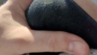 Risky in Car, Hawt Cutie in Taut Jeans Seducing Me