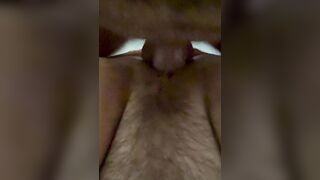 Close up Shaggy Amateur Creampie