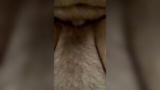 Close up Shaggy Amateur Creampie