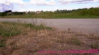 ???????? Lascivious british floozy: Afternoon walk turned into me screwing myself with my sex toy ????