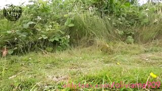 ???????? Lascivious british floozy: Afternoon walk turned into me screwing myself with my sex toy ????