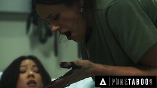 PURE TABOO Oriental Virgin Lulu Chu Gets ALIEN DONG DRAINED By Stepmom Penny Barber & Dr. Sophia Locke!