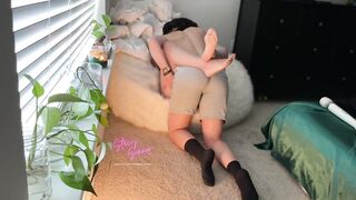 Eating out my girlfriend whilst playing with myself til I cum - TEASER