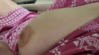 Virgin Dude Picked Me and I Let Him touch My Vagina and Bazookas in His Car