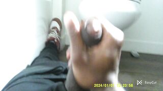 Biggest Uncut BBC Black Teen Pulls Out his Monster And Strokes It For U In 4K+POV????????????