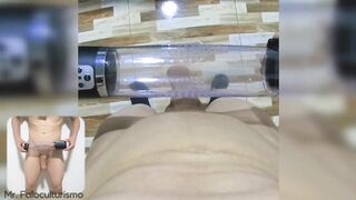 How to use a vacuum pump to increase knob size?