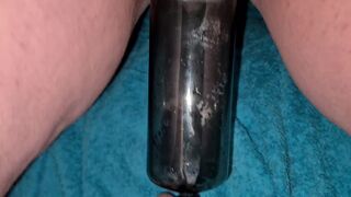 Pissing in a schlong pump