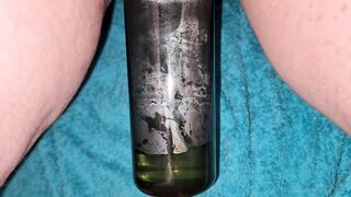 Pissing in a schlong pump