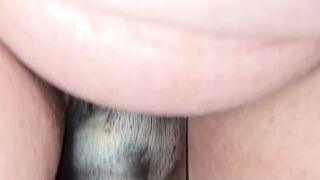 Pissing in a schlong pump