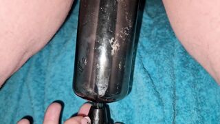 Pissing in a schlong pump