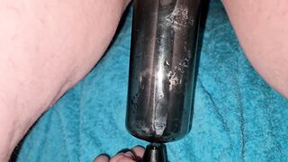 Pissing in a schlong pump