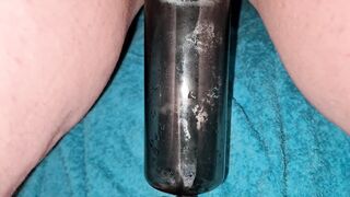 Pissing in a schlong pump